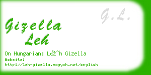 gizella leh business card
